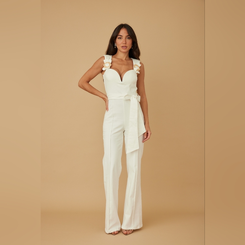 Elegant‎ White Jumpsuit
